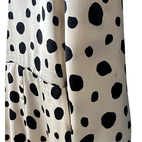 Reformation Carmelina polka-dot silk midi dress Elegant Party Dress‎ 4 Small - Picture 4 of 10
